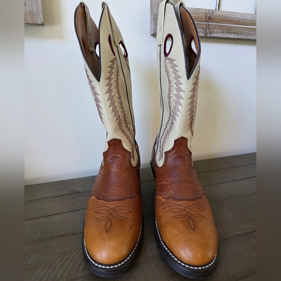 Laredo Western Leather Boots - Mens Size 9.5 - Picture 4 of 11